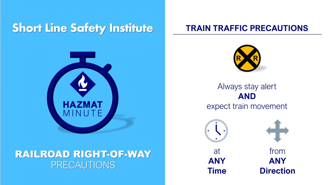 Railroad Right of Way Precautions